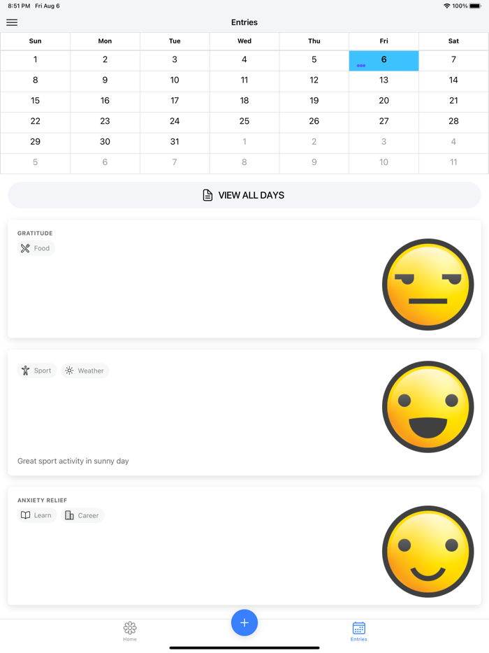 CBT Self Care Journal Tracker