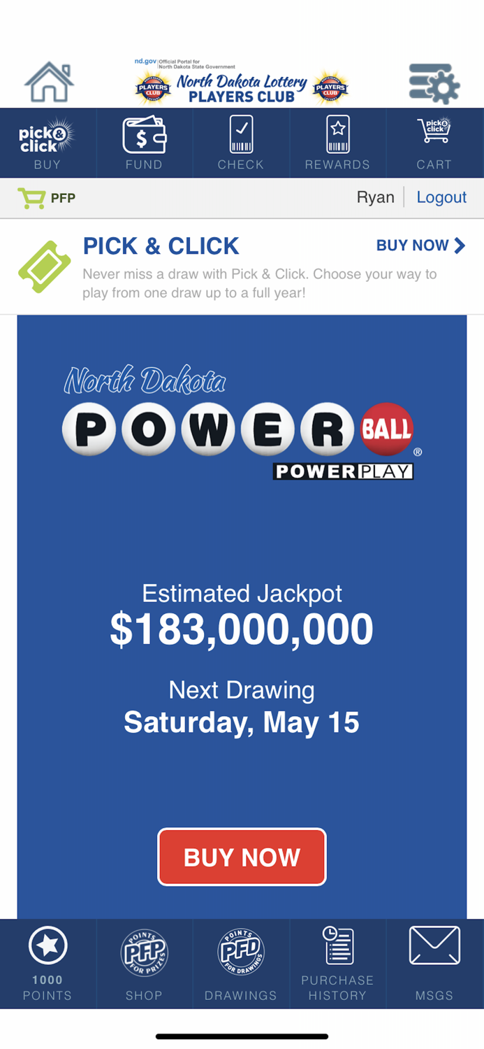 ND Lottery Players Club