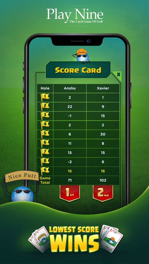 【图】Play Nine: Golf Card Game(截图3)