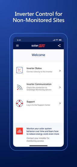 mySolarEdge app screenshot