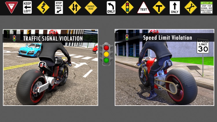 Light Bike Driving School 3D screenshot-6