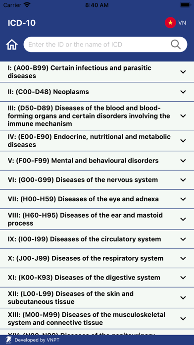 VNPT ICD10 screenshot 2