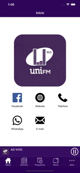 Game screenshot Rádio UNIFM mod apk