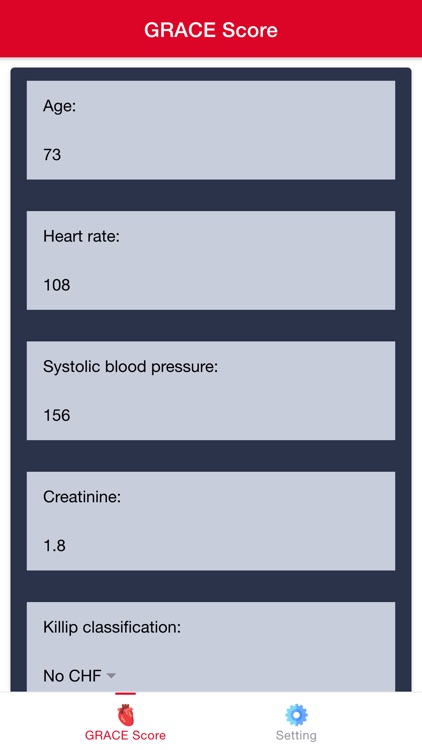 GRACE Risk Score