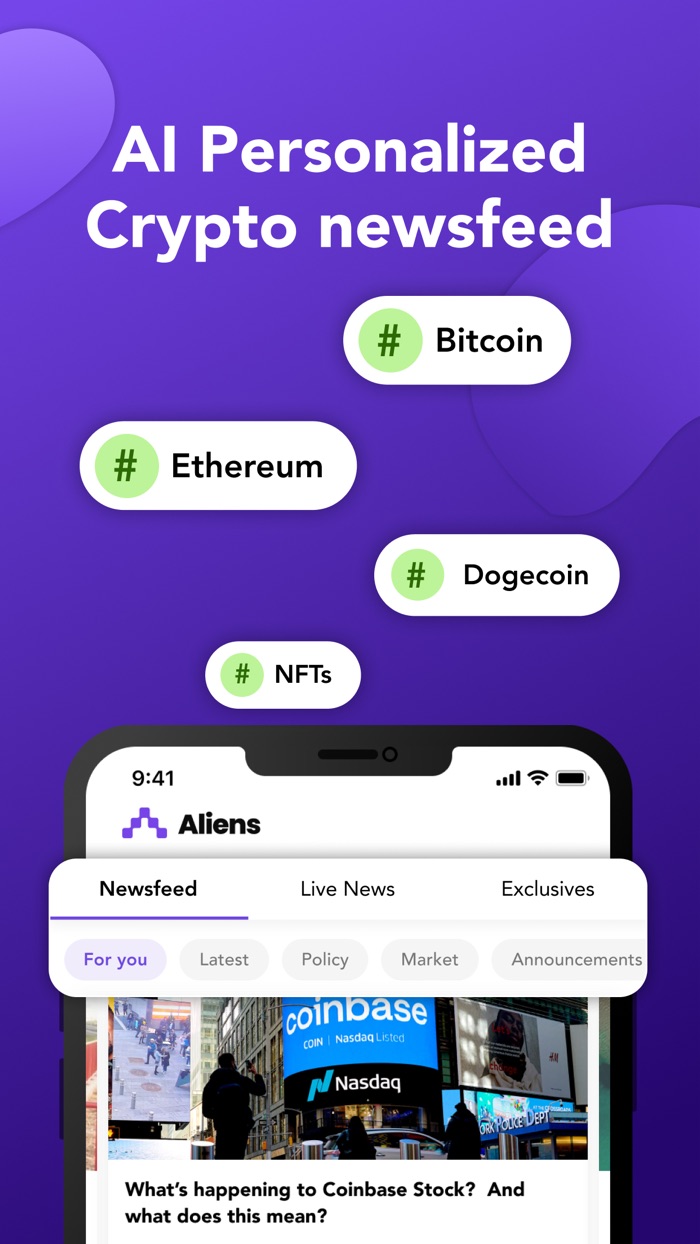 Aliens Crypto News  Markets