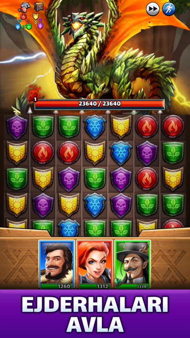 Empires & Puzzles: Match-3 RPG iphone ekran görüntüleri