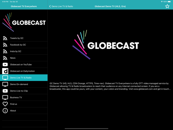 Globecast TV Everywhere screenshot 3