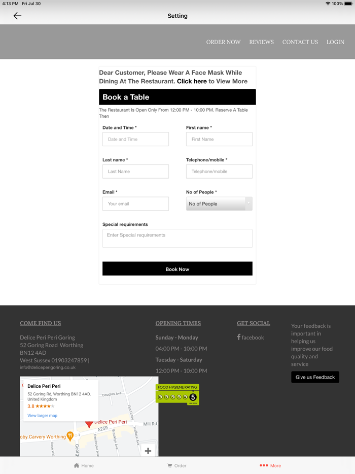 Delice Peri Peri Goring