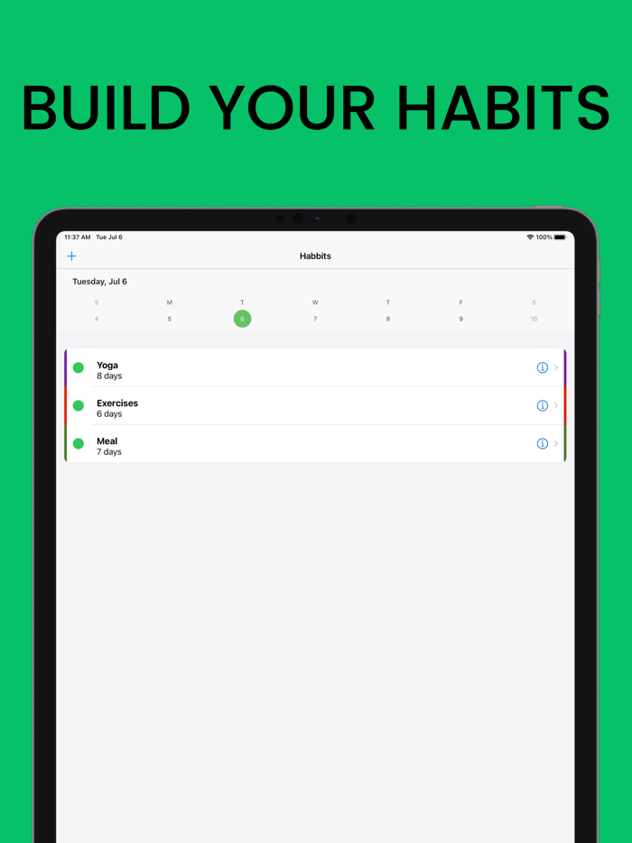 Rastreador de hábitos metas