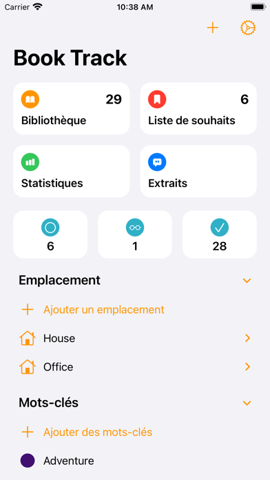 Book Track - Catalogue livres Book Track - Catalogue livres