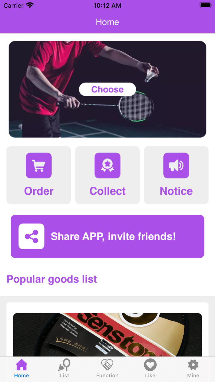 Happy Racket Borrowing