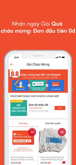 Shopee 8.8 Siêu Sale Freeship app screenshot