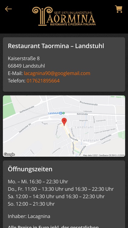 Restaurant Taormina Landstuhl screenshot-3