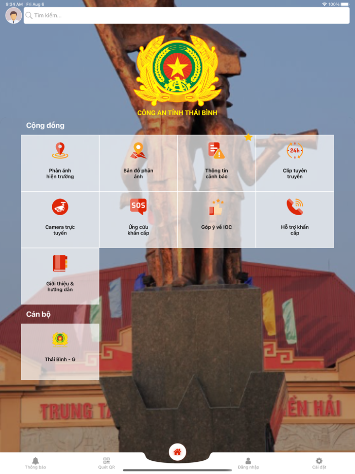 Phản ánh ANTT Thái Bình