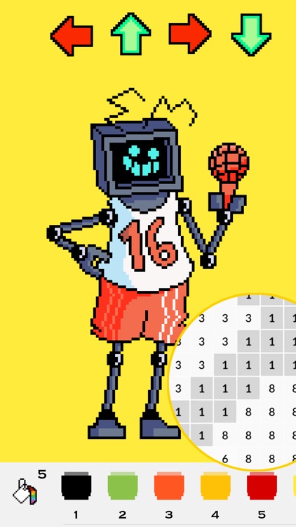 FNF MUSIC BATTLE COLOR PIXEL