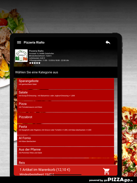 Pizzeria Rialto Osterhofen screenshot 8