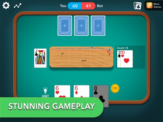 Cribbage card game screenshot 2