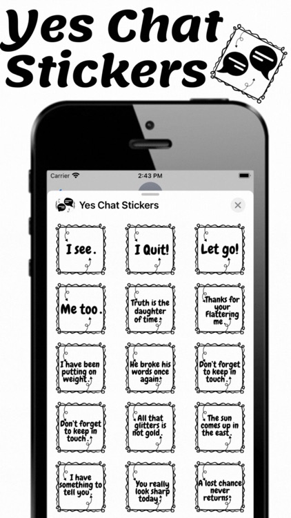 Yes Chat Stickers