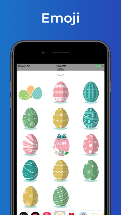 Happy Easter stickers & emoji