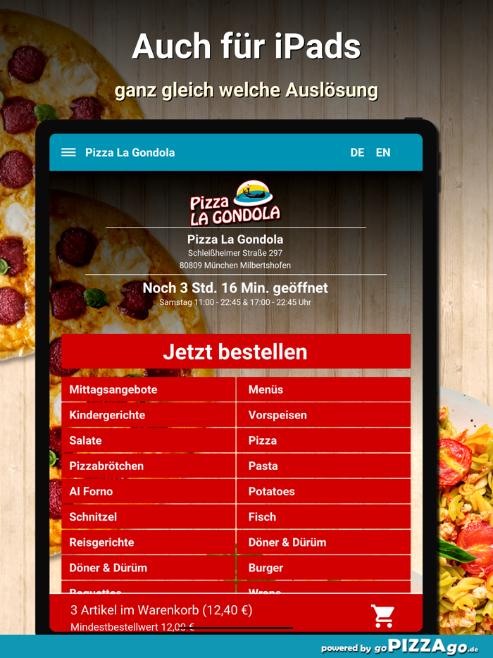 Pizza La Gondola München