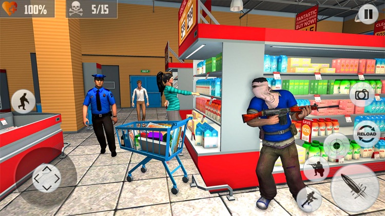 Super Armed Heist Robbery Game