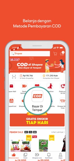 Shopee 17.8 Merdeka Sale app screenshot