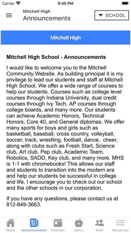 Mitchell Community Schools