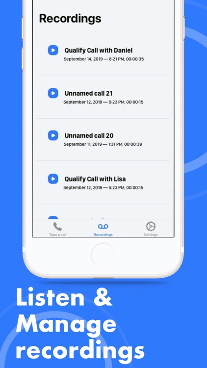 Phone Call Recorder & Listen screenshot-4