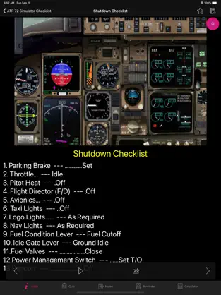 Captura de Pantalla 3 ATR 72 Simulator Checklist iphone