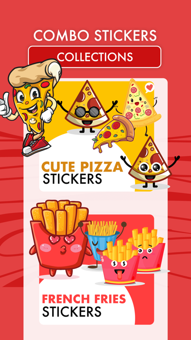 How to cancel & delete Pizza and French Fries Stickers Pack from iphone & ipad 2