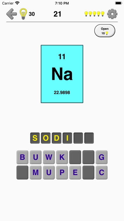 Elements & Periodic Table Quiz