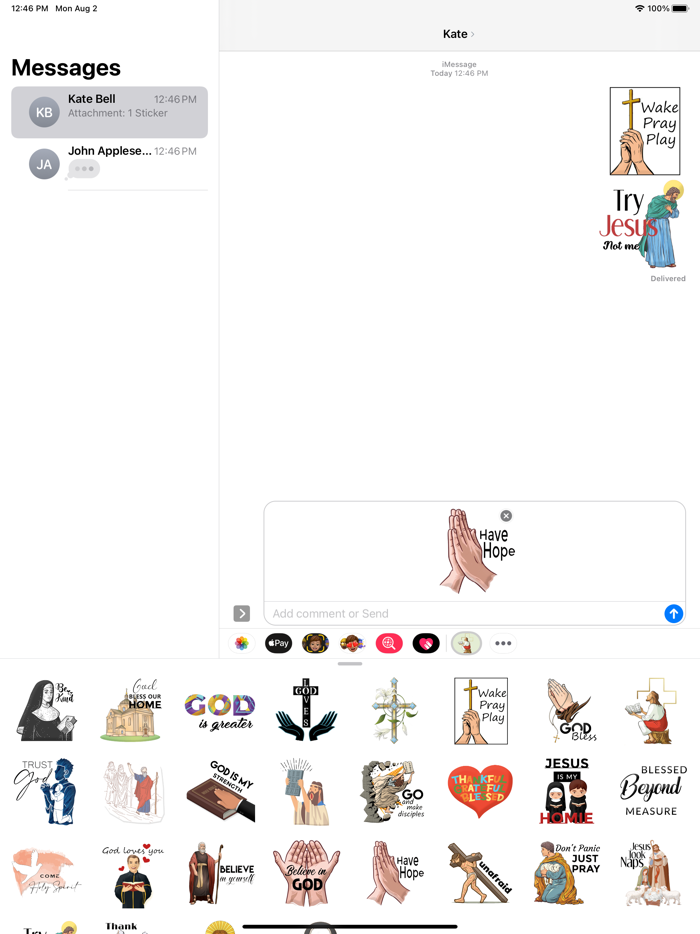 God Bless You Stickers