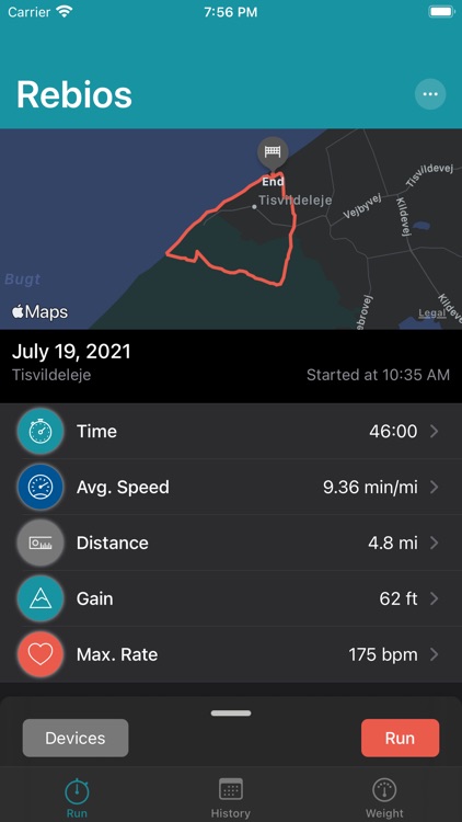 Rebios - GPS Track Running