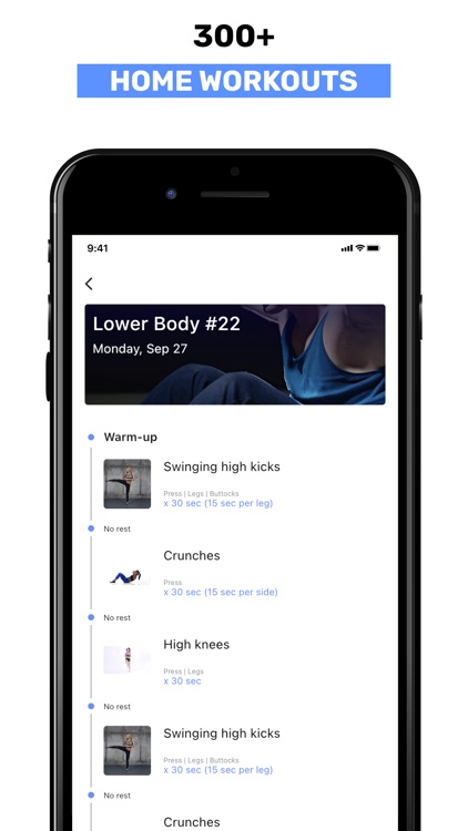 Fitness workouts at home screenshot-3