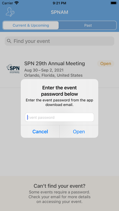 SPN 27th Annual Meeting screenshot 2