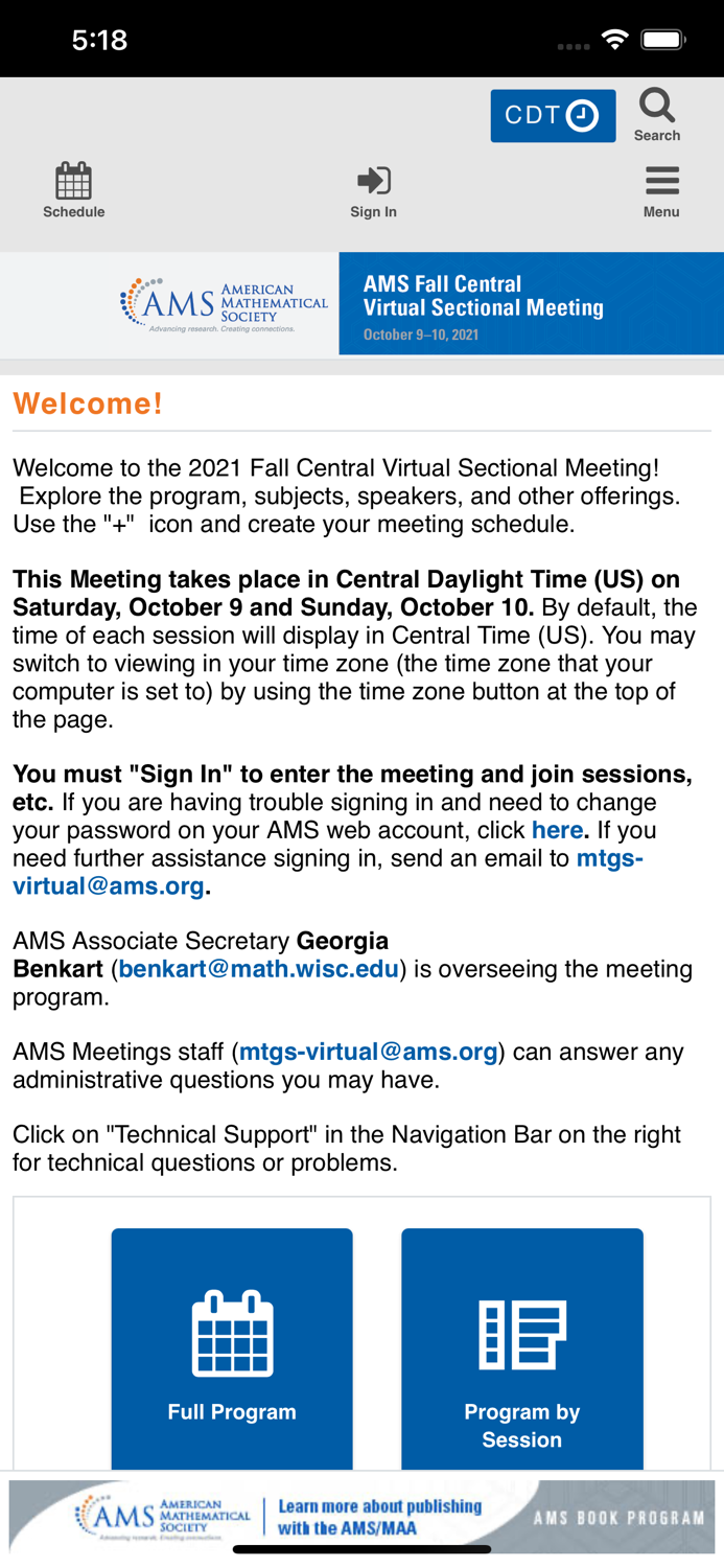 AMS Fall Central 2021