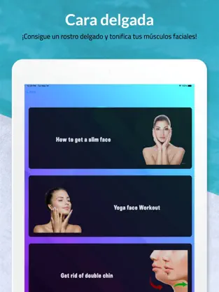 Captura de Pantalla 1 Adelgazar cara: quitar papada iphone