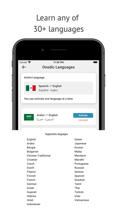 Onedic Dictionary Translator screenshot 2