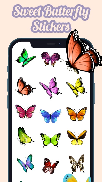 Sweet Butterfly Stickers