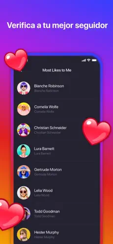 Captura 5 Seguidores en Instagram Report iphone
