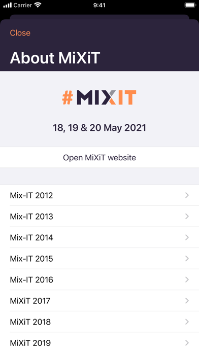 How to cancel & delete MiXiT Conference from iphone & ipad 3