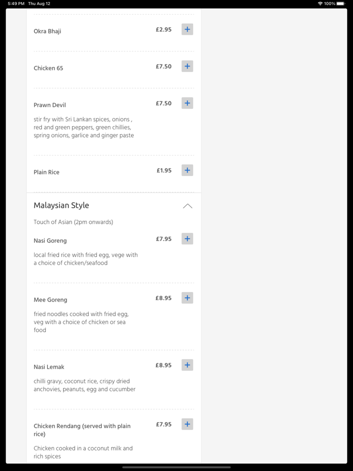 Banana Leaf Cafe, Rustington