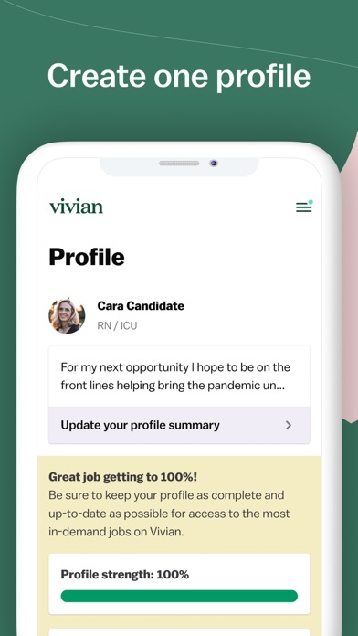 Vivian - Find Healthcare Jobs screenshot 3