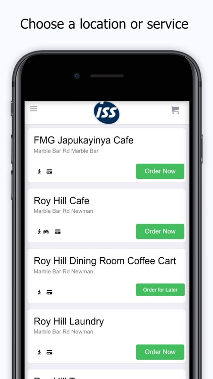 ISS World Online Ordering