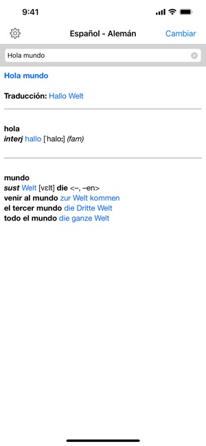 Diccionario de Alemán en App Store