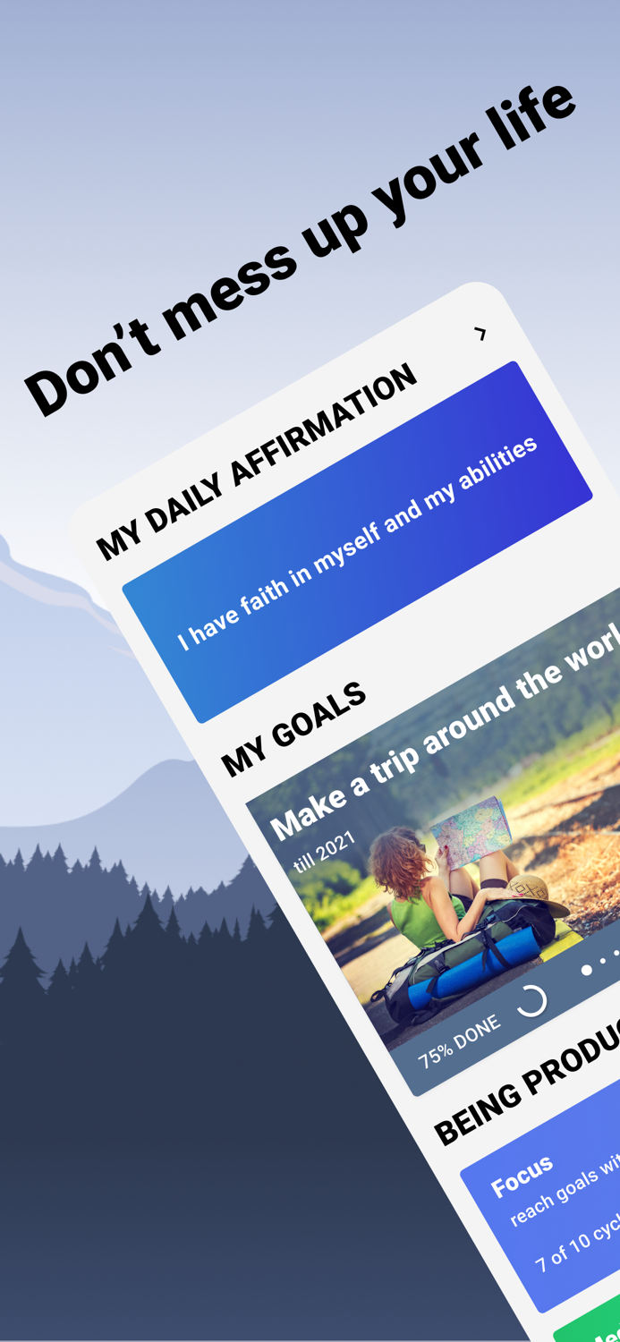 Ugreat goals planner, habits