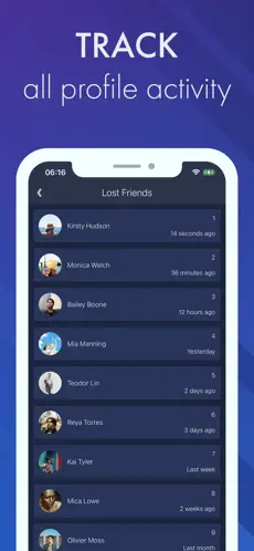 Captura de Pantalla 3 xView Followers Tracker Report iphone