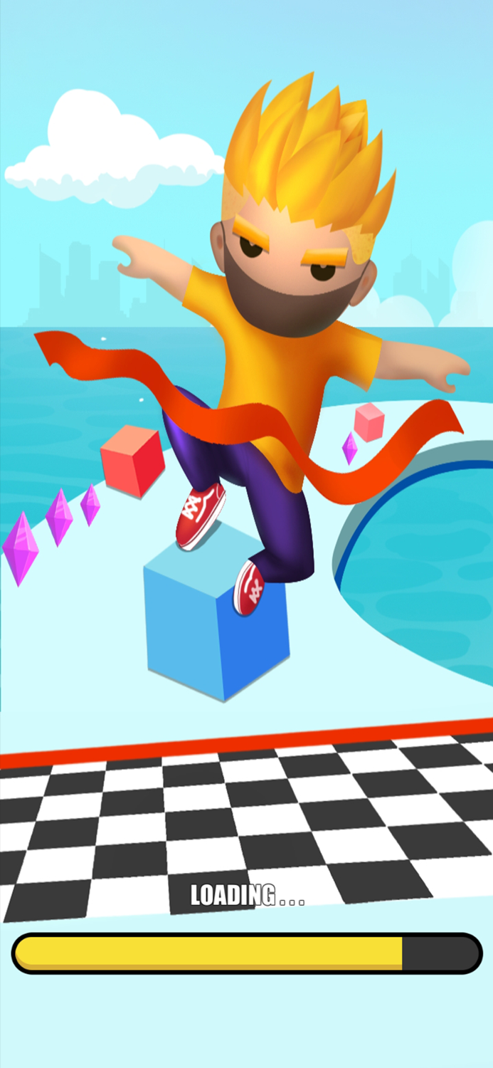 Cube run 3d stack cube surfer