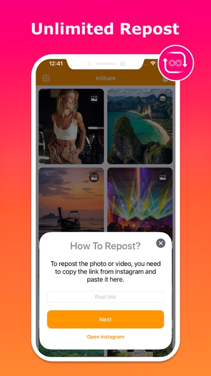 InShare - Repost Video & Photo