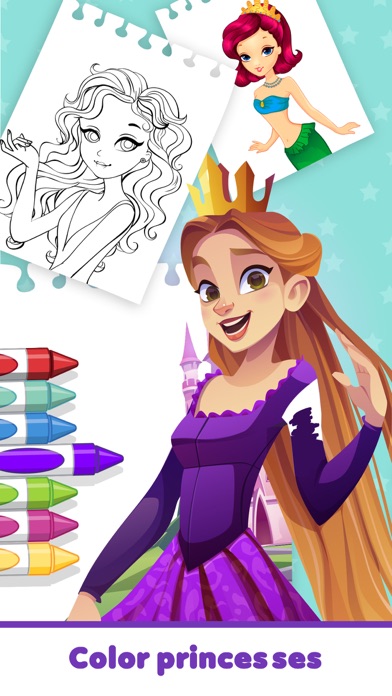 How to cancel & delete Paint Rapunzel Princess from iphone & ipad 1